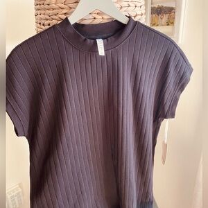 Stylus Ribbed Mock Neck Shirt